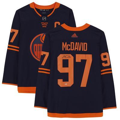 Men's Edmonton Oilers Connor McDavid adidas Orange Home Authentic