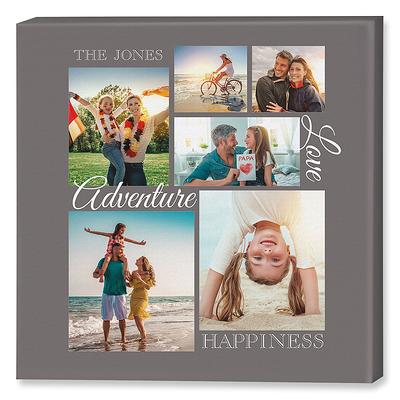 Classic Photo Collage Custom Photo Canvas - 16x20 - Yahoo Shopping