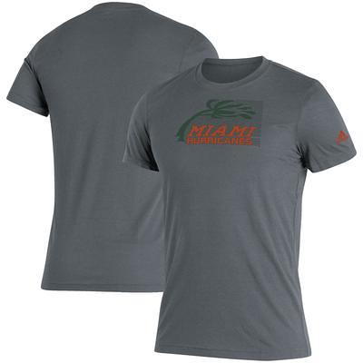 Men's Nike Heathered Gray Miami Dolphins Primary Logo T-Shirt