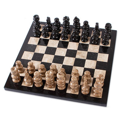 obsidian chess set mexico