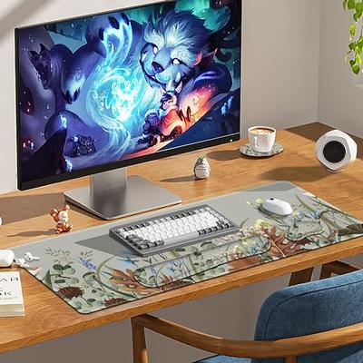 Lauspuck Keyboard Mouse Pad Set, Extended Gaming Mouse Pad +Keyboard Wrist  Support +Mouse Wrist Rest +Coaster, 35.4x15.7 in XXL Large Ergonomic Desk  Mat 4in1 Set for Home Office, Plant Flowers - Yahoo