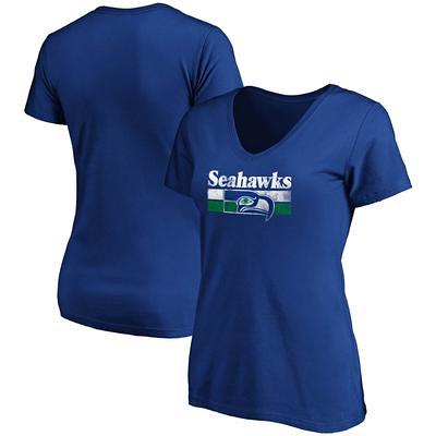 Women's Fanatics Branded Heathered Royal Seattle Seahawks Give It