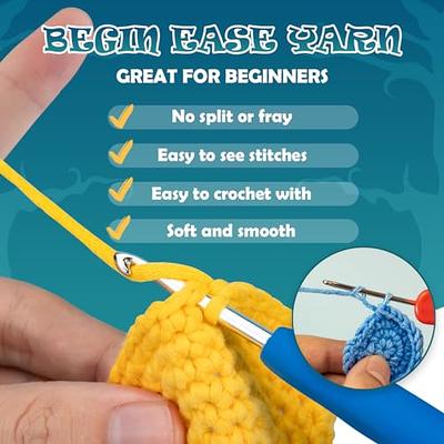 HEJIN Crochet Kit for Beginners, 6 PCS Crochet Animal Kit for Adults Kids, Crochet  Kits Include