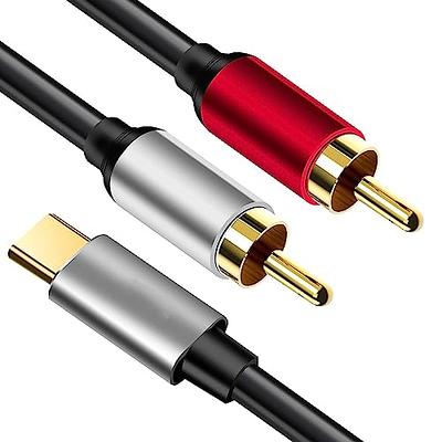 3 ft Stereo Audio Cable - 3.5mm Male to 2x RCA Male