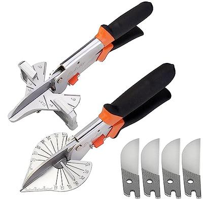 Dekeliy Miter Shears 2 Pack,Multifunctional Trunking Shears for