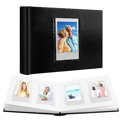 128 Pockets Photo Album with Writing Space, Front Window, Polaroid Photo  Albums 3 Inch Compatible with Fujifilm Instax Mini 12 11 9 8 7+ 90 40