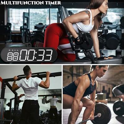 Portable Gym Timer, Interval Timer for Workout with Time Rounds, Stopwatch,  Alarm Clock, Countdown, 1000mAh Large Battery Workout Clock for Boxing HIIT  Tabata Fitness - Yahoo Shopping