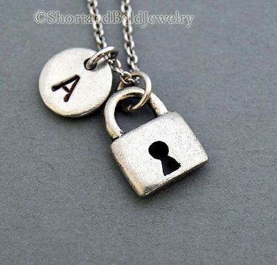 Personalized Padlock Necklace