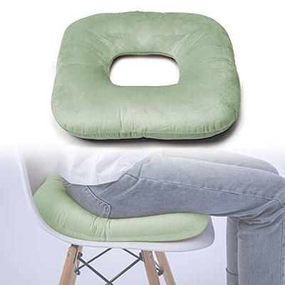 FOMI Extra Thick Donut Memory Foam Seat Cushion Care, 18 x 16 x 3.5