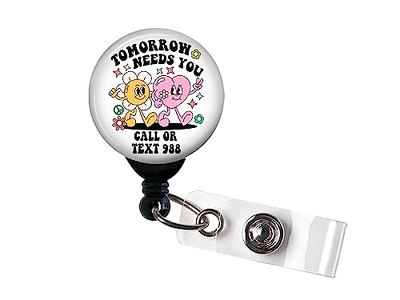 Retractable Badge Reel - End The Stigma Mental Health Matters Holder With  Swivel Clip/Awareness - Yahoo Shopping