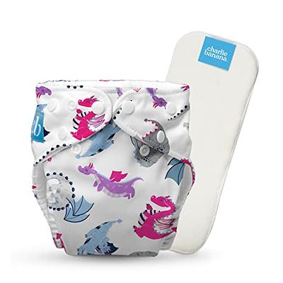 Pack of 1 Reusable Cloth Diapers with Fleece, One Size Baby Diapers