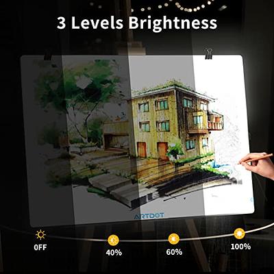 ARTDOT A1 Large LED Light Pad for Diamond Painting AC Powered