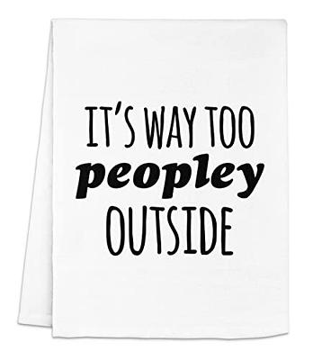 Funny White Kitchen Towels