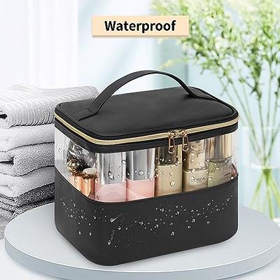 CUBETASTIC Travel Toiletry Bag, Makeup Bag for Women, Portable  Water-resistant Small Travel Bag for Toiletries & Cosmetic Essentials