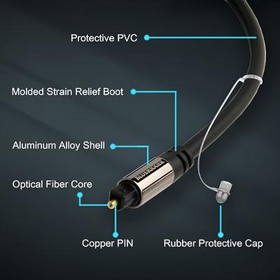 Cable 6m TosLink Audio Digital SPDIF - Cables de Audio Digital