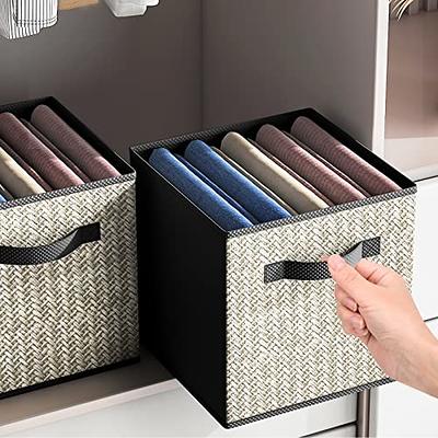 Fab totes 6 Pack Clothes Storage, Foldable Blanket Storage Bags, Storage  Containers for Organizing Bedroom, Closet, Clothing, Comforter,  Organization