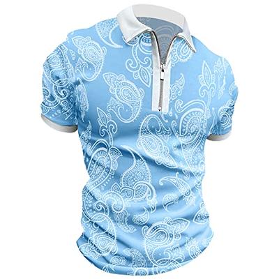 2023 New Fashion Brand Polo Shirt Men's Summer Mandarin Collar