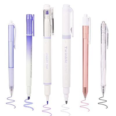  BAYTORY 12Pcs Retractable Erasable Gel Pens No Bleed