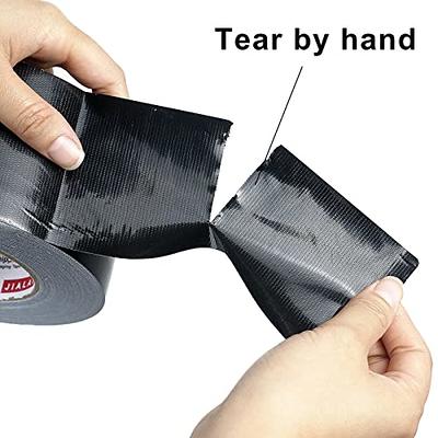 Black Duct Tape Industrial Grade Waterproof, Strong, Flexible, No Residue,  for Crafts & Home Improvemen