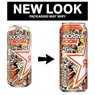 Rockstar Original Energy Drink, 16 oz, 4 Pack Cans