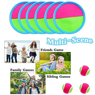 Ball Catch Set Game Toss Paddle Beach Toys Back Yard Outdoor Games