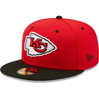 Men's New Era Black/ Kansas City Chiefs 2022 Sideline Cuffed Pom Knit Hat