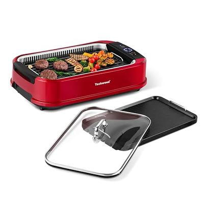 Cusimax Smokeless Indoor Grill Portable Electric Grill With Turbo