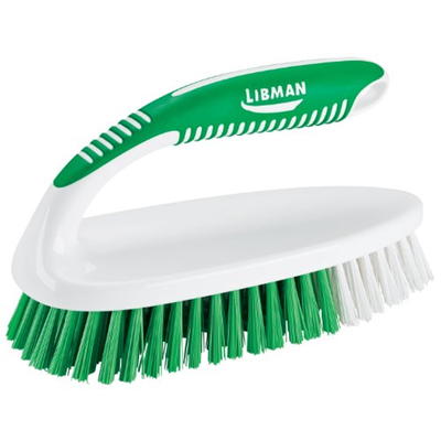 Libman 547 10 Hard Bristle With 48 Steel Handle Scrub Brush