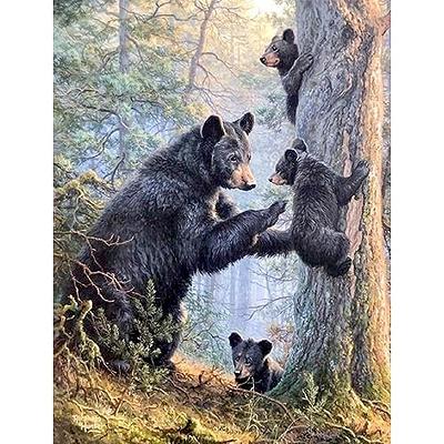  Brown Bear Diamond Painting Kits 5D Diamond Art Kits