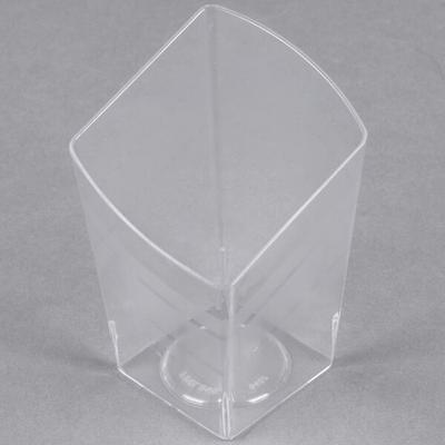 Fineline Tiny Temptations 6404-CL 4 oz. Tiny Tumblers Clear Plastic Cup