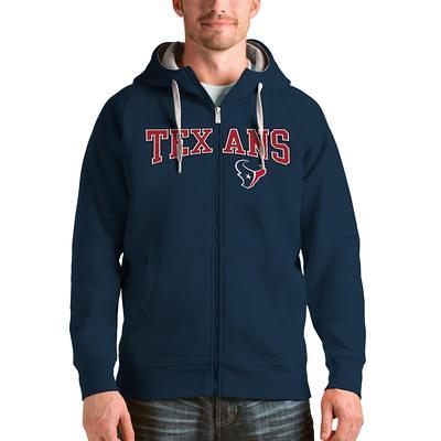 Men's Nike Navy Houston Texans Sideline Logo Performance Pullover Hoodie