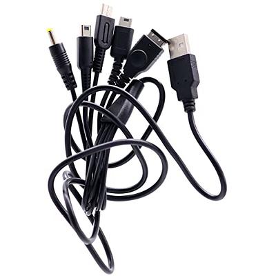 Nintendo DSL DS Lite 3DS DSi LL XL 2 in 1 USB Charger Power Cable