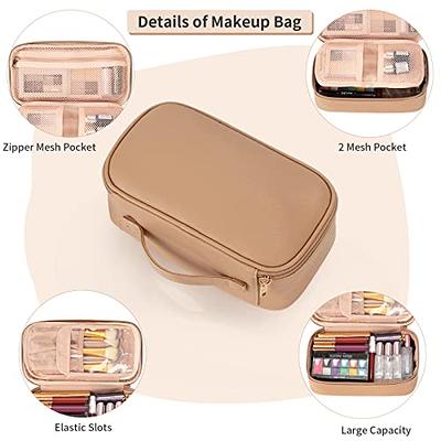  OCHEAL Makeup Bag, Portable Cosmetic Bag, Large
