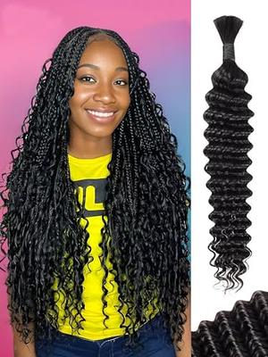 30inch Long Hair Human Bulk Water Wave Human Braiding Hair For