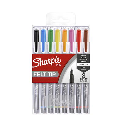 Pen+Gear Felt-Tip Pens, Ultra Fine, Assorted Colors, 10 Pack 