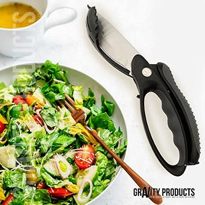 Salad Chopper Scissors Lettuce Chopper Stainless Steel Salad Cutting Tool  Salad Scissors for Chopped Salad for Cucumbers Lettuce