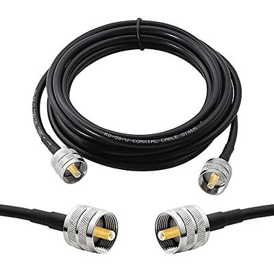 15 Ft Antenna Coax Cable with 3/8 NMO Mount – Rugged Radios