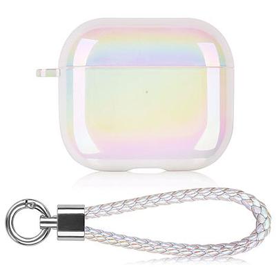 Worry Free Gadgets: Bling Case for Apple AirPods 3 Generation 3rd with Keychain Green