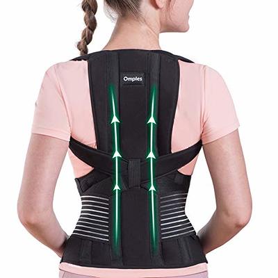 Large Back Brace Lumbar Support Shoulder Posture Corrector For Women/Men  Back Pain Relief