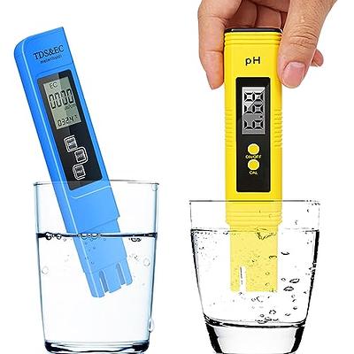 CIHOPE pH and TDS Meter Combo, Professional pH Meter for Water pH Tester  Digital pH Pen, 3-in-1 EC Temperature TDS Meter Digital Water Tester for  Drinking Water, Hydroponics, Pool and Aquarium 