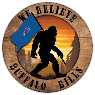 Buffalo Bills 12'' We Believe Bigfoot Circle Sign - Yahoo Shopping