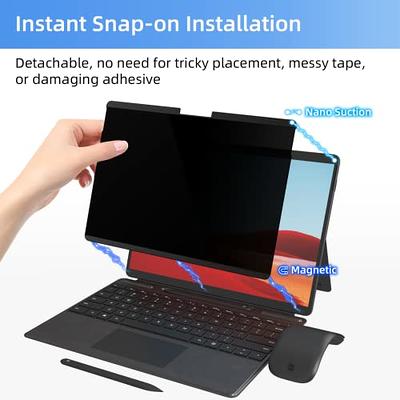Mamol Magnetic Privacy Screen for 13 inch Surface Pro 9/8/X, Removable Anti  Glare Blue Light Filter, Anti-Spy Screen Protector for Microsoft Surface  Pro 9, Surface Pro 8, Surface Pro X - Yahoo Shopping