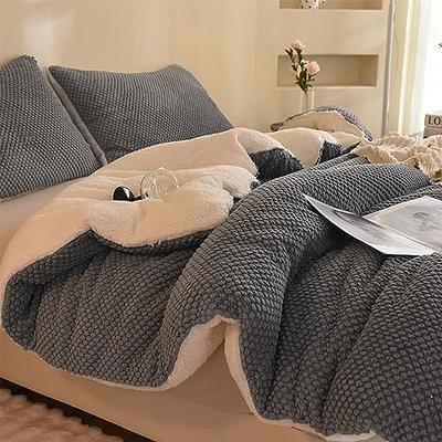  3 Pc Super Soft Black/Grey Reversible Comforter Queen Bed Set  Down Alternative Queen Size Bedding Set with 2 Reversible Shams : Home &  Kitchen