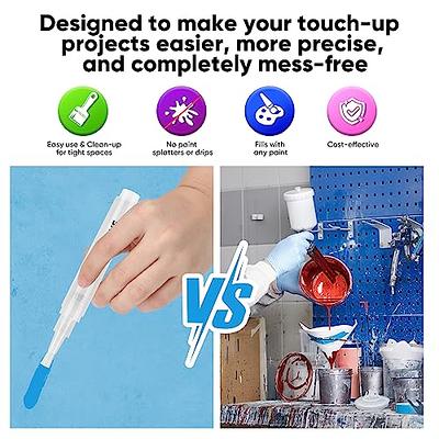 TRUGFONE Touch Up Paint Pen 6 Pack Pens Fillable Paint Touch Up Brush Pen  for Walls