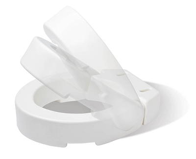 Carex Hinged Toilet Seat Riser (Elongated)