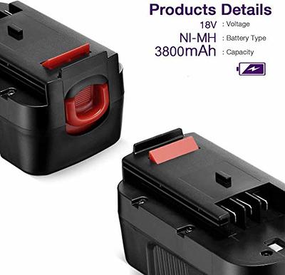 2 Pack 3.8Ah 18 Volt HPB18 Replacement Battery Compatible with