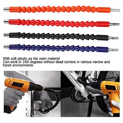 4Pcs Flexible Drill Bit Extension,1/4 Hex Shank Explore Flexible Extensions  Flexible Shaft Bit Extention Screwdriver Drill Bit Holder Connect Link Kit  for Hand Drills,Air Screwdrivers - Yahoo Shopping