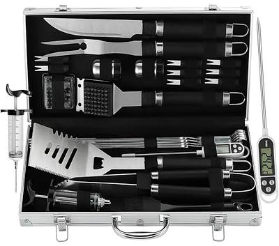 Dyiom 34-Pieces Stainless Steel BBQ Accessories Griddle Grill Tools Set  B09SFVWGNH - The Home Depot