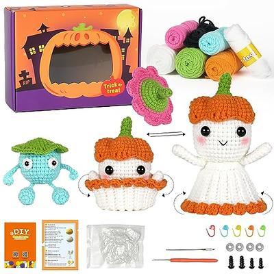  Winmany Crochet Kit for Beginners Halloween Blue Owls