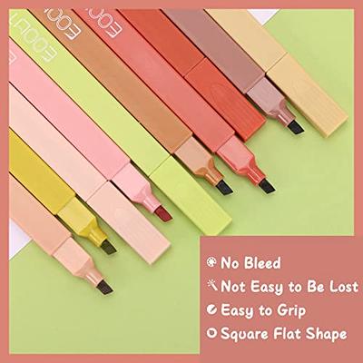 6 Colors Aesthetic Highlighters, Assorted Colors Cute Pastel Highlighters  Set with Soft Chisel Tip, No Bleed Dry Fast Easy to Hold Aesthetic Pens for  School Office Supplies - Yahoo Shopping